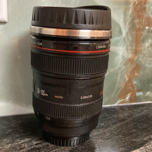 🔥Vintage Camera Lense Travel Mug. Novelty Mug. Artsy Mug. Nostalgic. Photo. - Picture 3 of 6